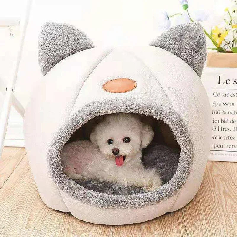 Deep Sleep Comfort In Winter Cat Bed