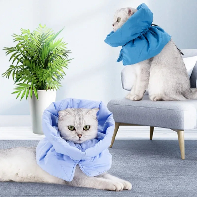 Cat Anti Lick Scarf Warm Elizabethan Collar