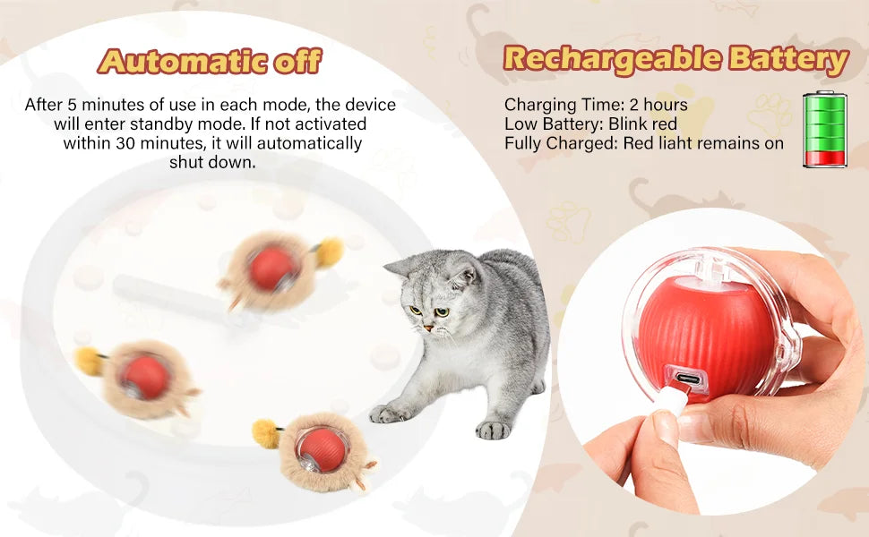 Interactive Cat Chase Toy