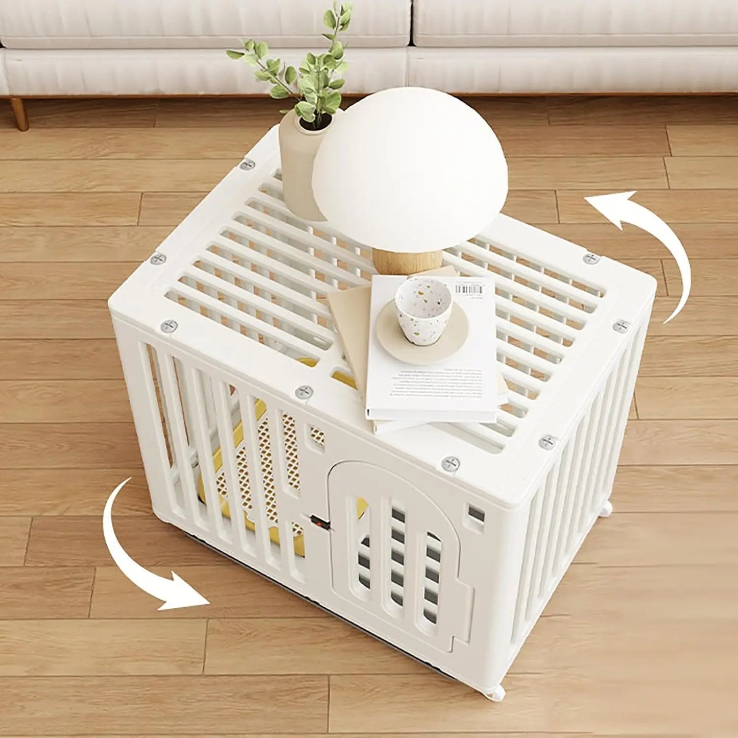 Cat Wheel and Door Lock Cage