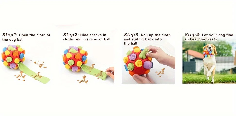 Sniffing Ball for Hiding Treats Dog Toy