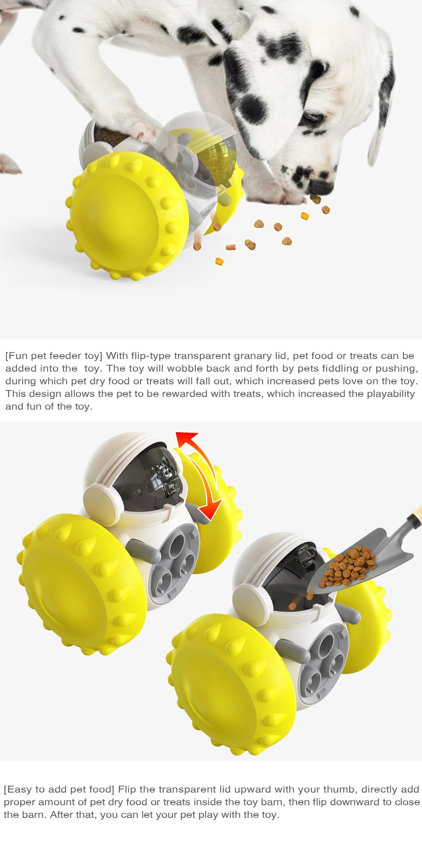 Pet Balance Car Slow Feeder Toy