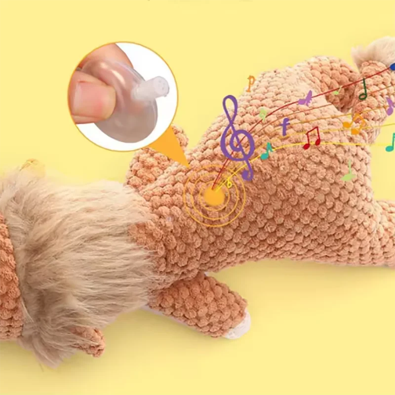 Large Bite-Resistant Sound Dog Toy