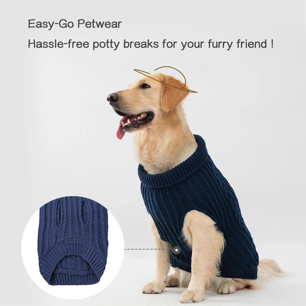 Cozy Knitted Pet Sweater