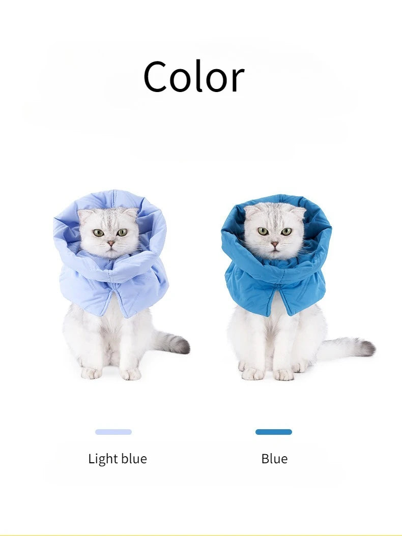 Cat Anti Lick Scarf Warm Elizabethan Collar