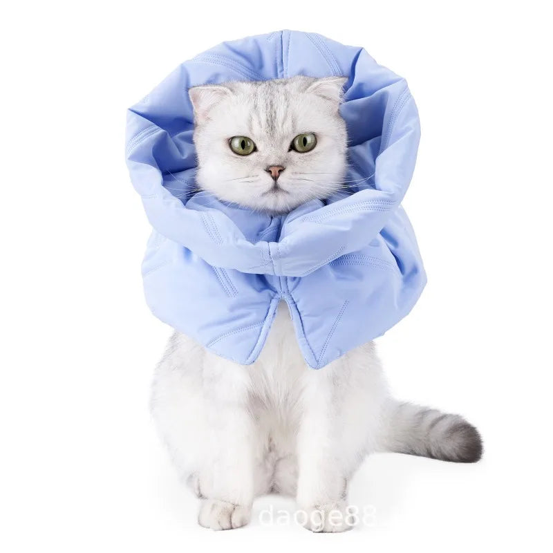 Cat Anti Lick Scarf Warm Elizabethan Collar