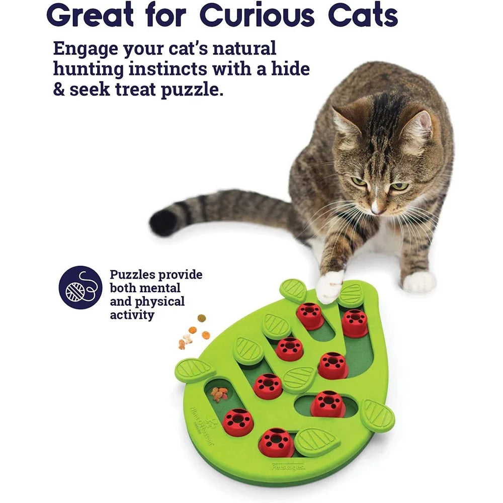 Interactive Cat Treat Puzzle Cat Toys