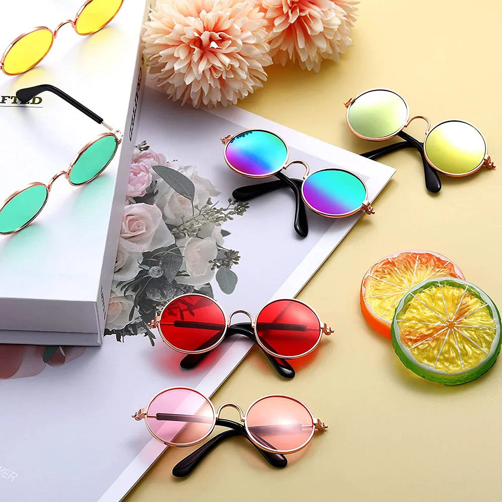 Round Metal Cat Classic Retro Sunglasses