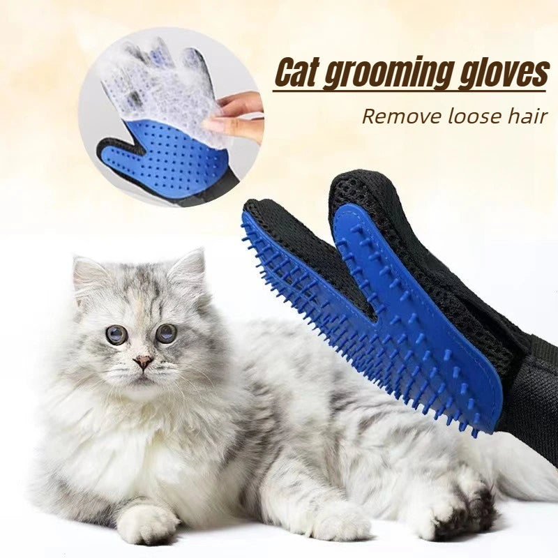 Pet Hair Removal Grooming Gloves