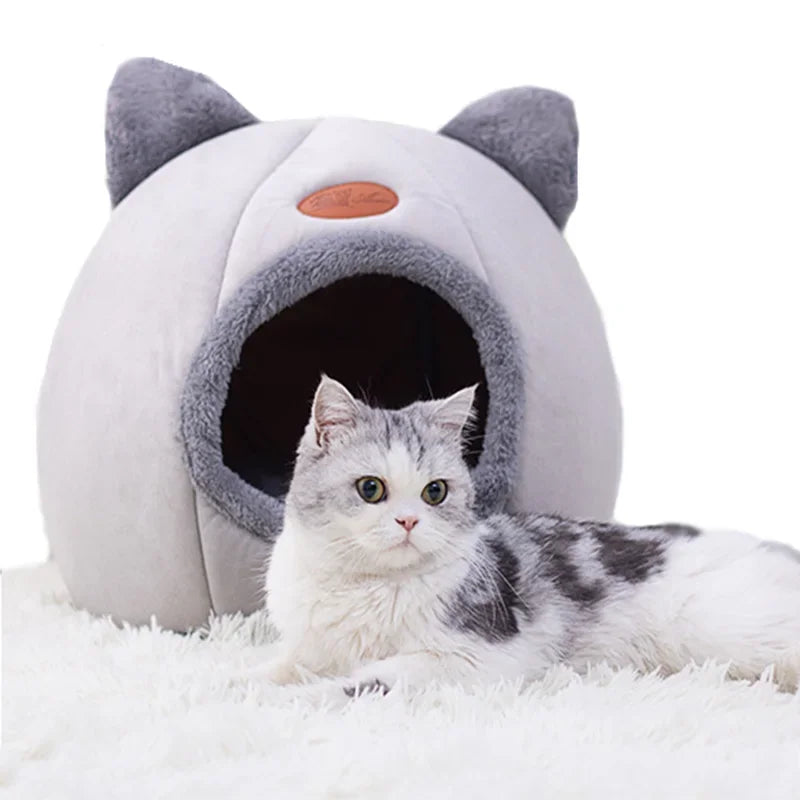 Deep Sleep Comfort In Winter Cat Bed