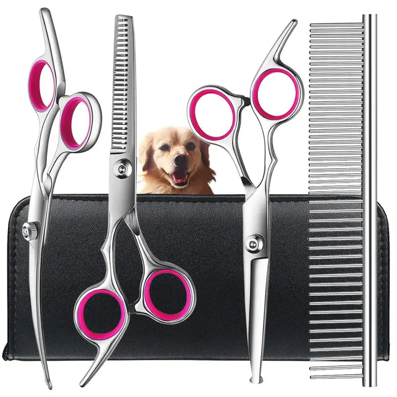 Ambidextrous Stainless Steel Dog Grooming Shears