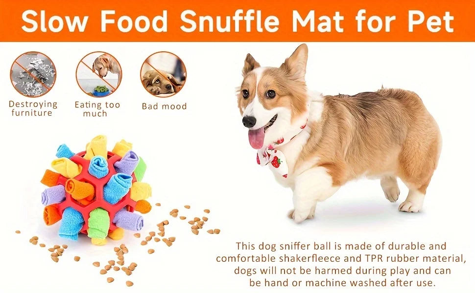 Sniffing Ball for Hiding Treats Dog Toy