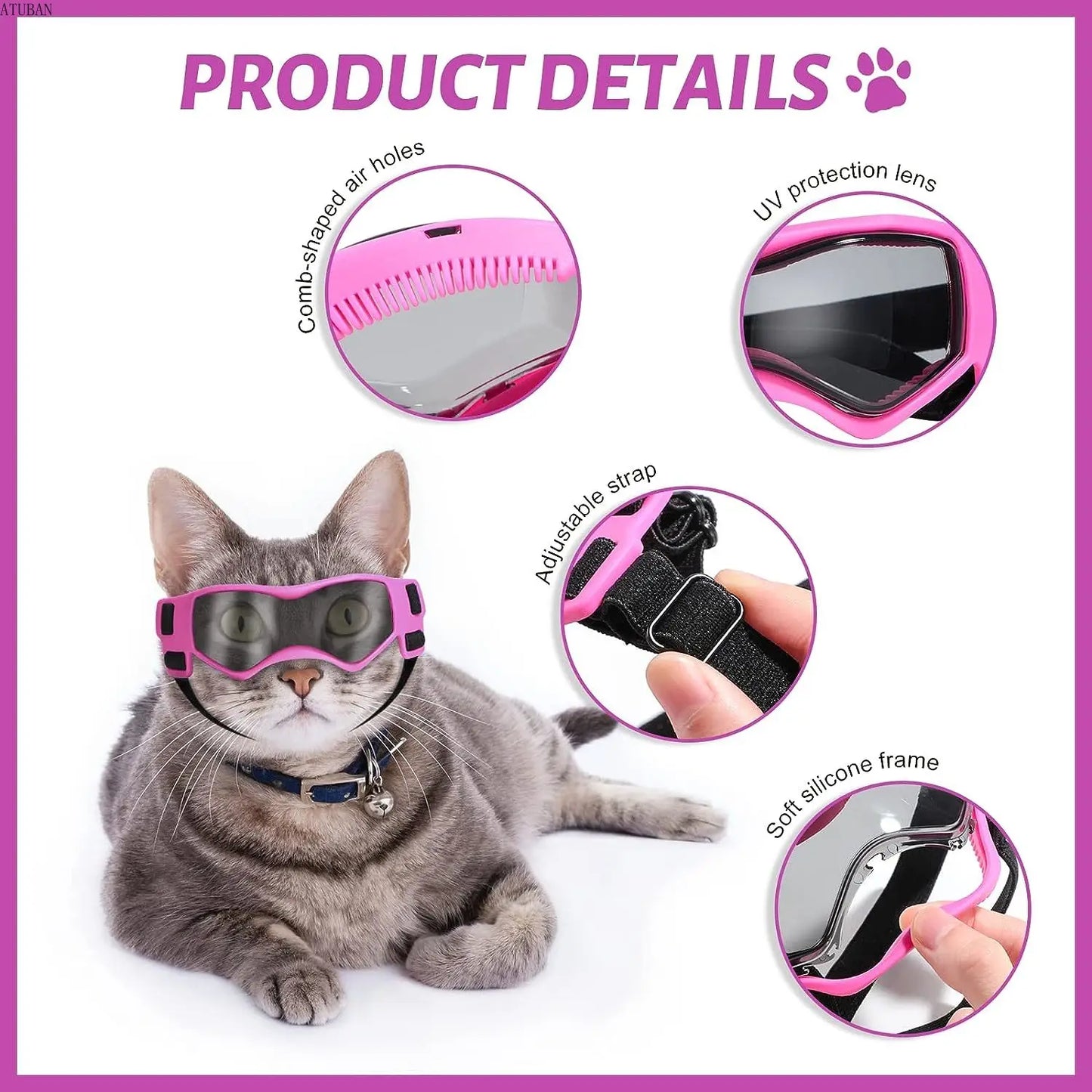 ATUBAN Cat Sunglasses