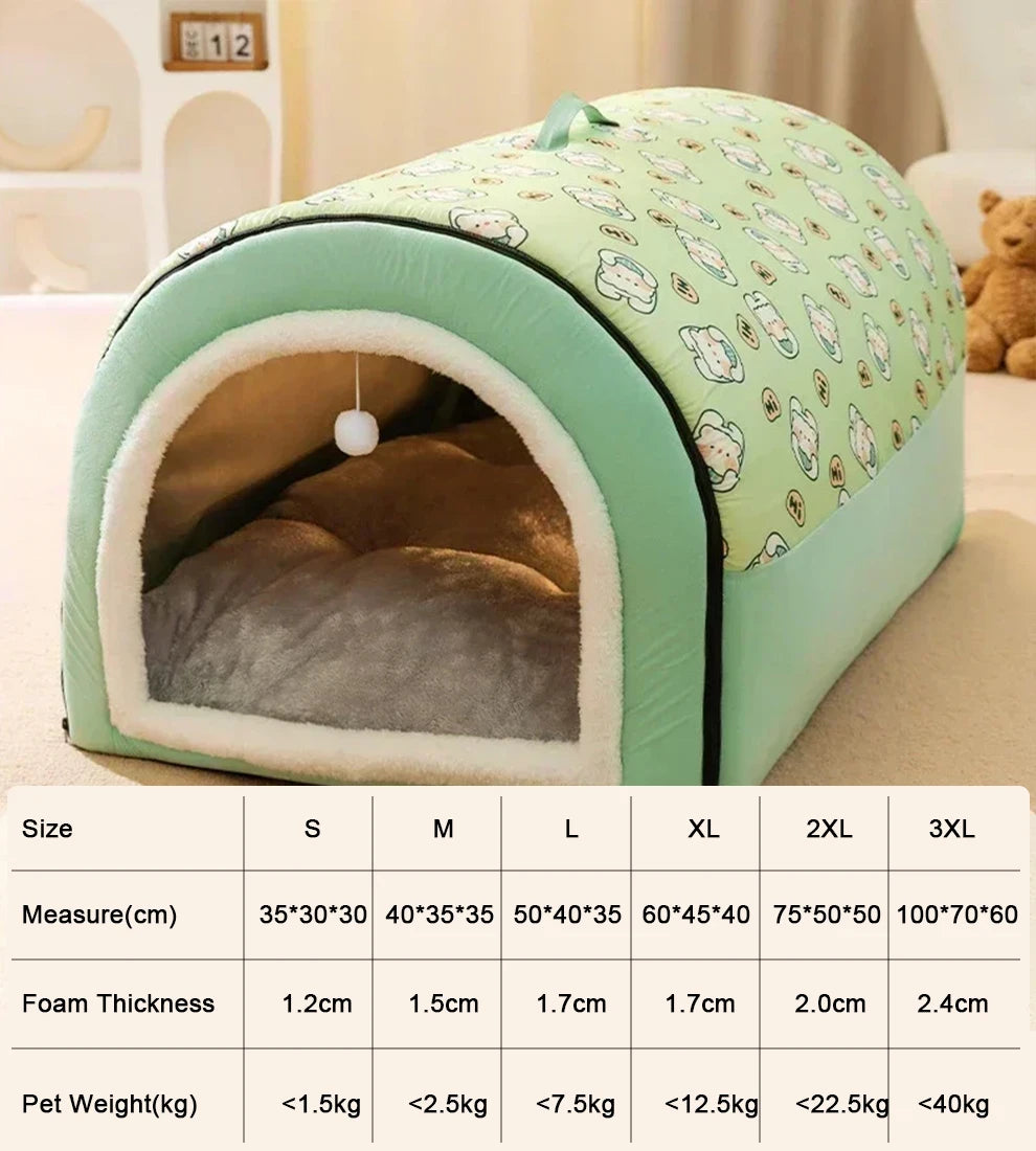 Winter Warm Dog Removable Pet Dog Bed
