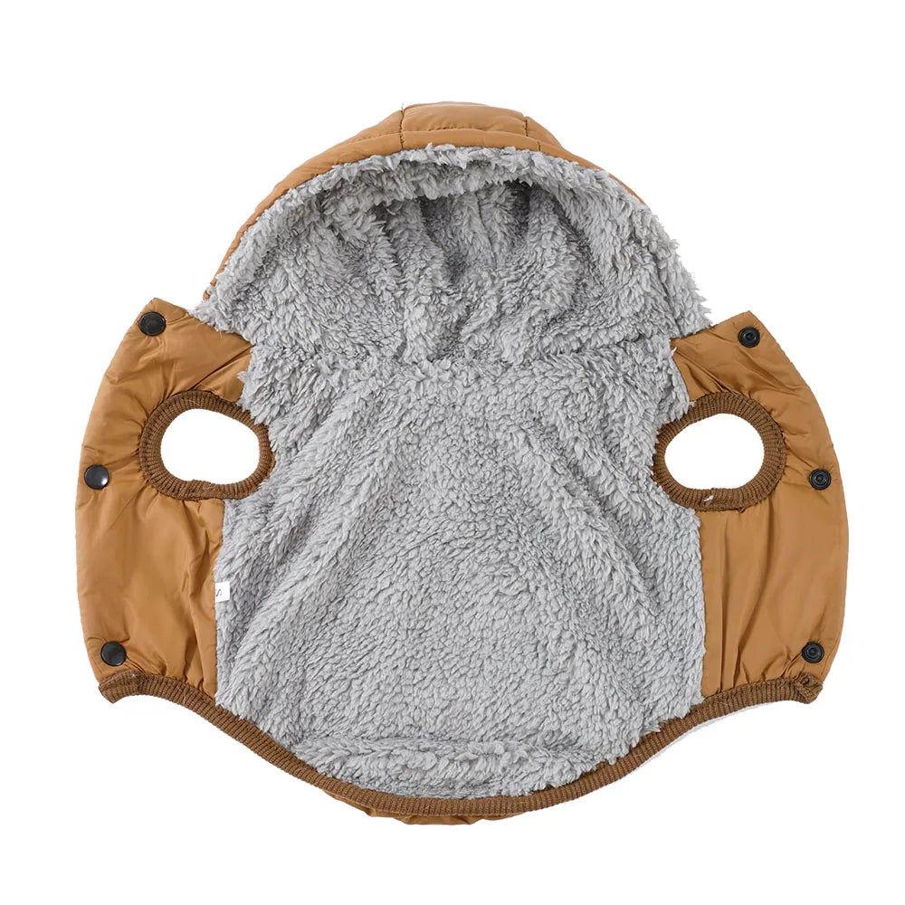 Warm Fleece Dog Coat Hoodie