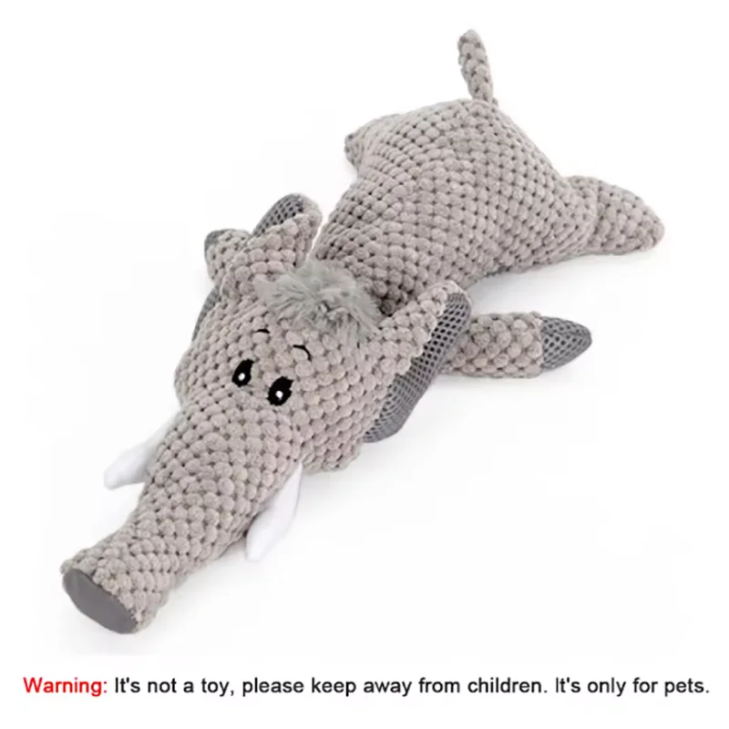 Large Bite-Resistant Sound Dog Toy