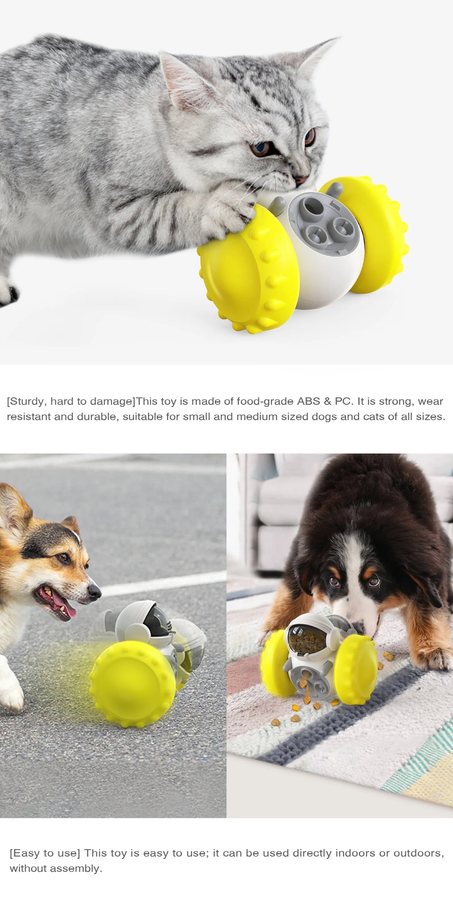 Pet Balance Car Slow Feeder Toy