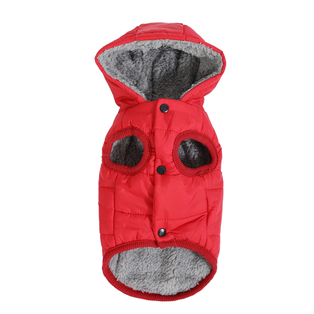 Warm Fleece Dog Coat Hoodie