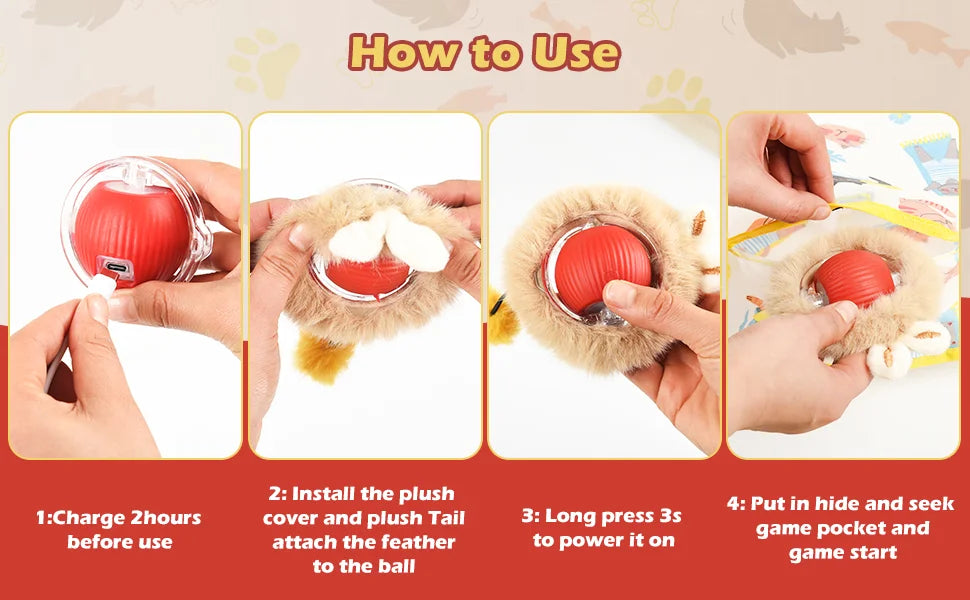 Interactive Cat Chase Toy