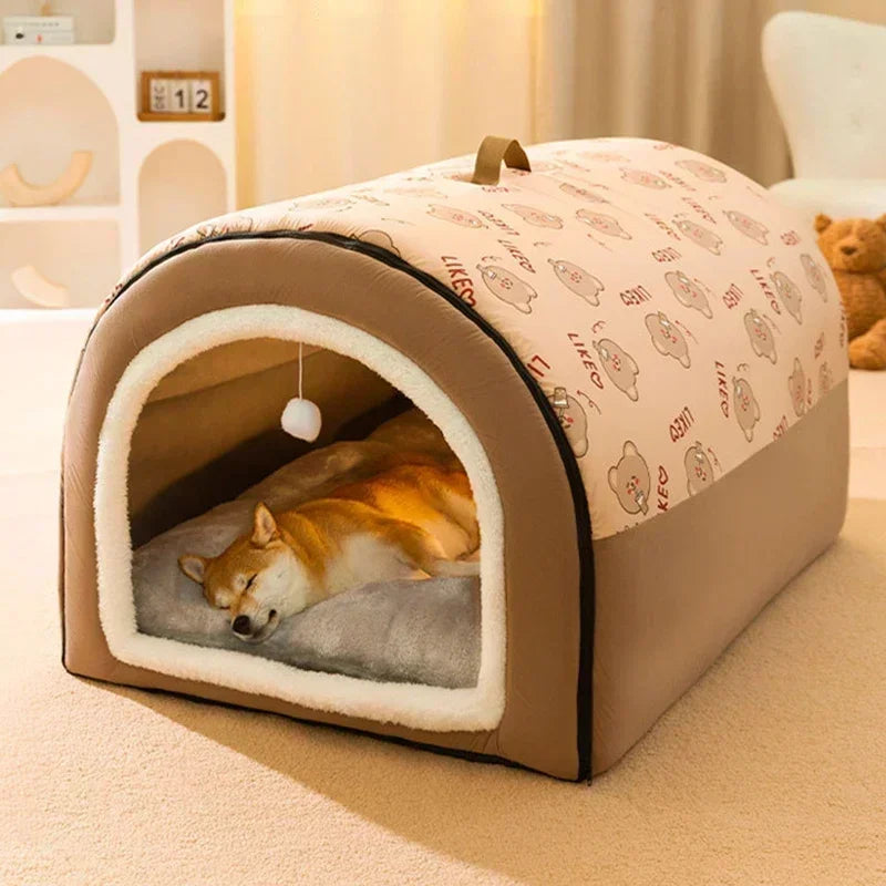 Winter Warm Dog Removable Pet Dog Bed