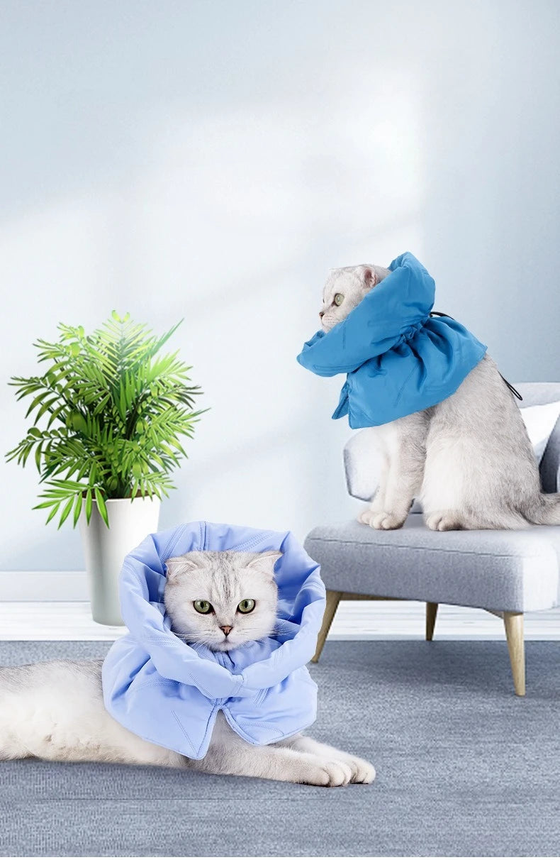Cat Anti Lick Scarf Warm Elizabethan Collar