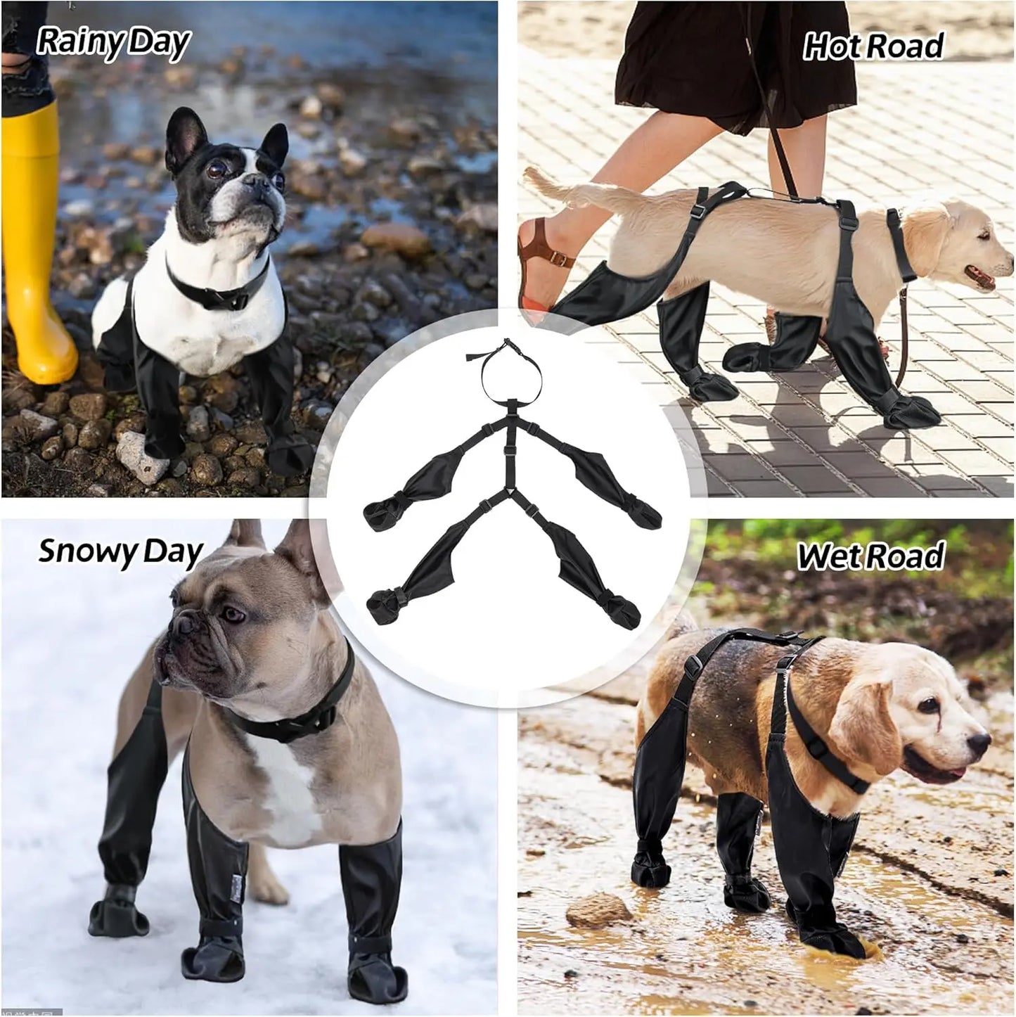 Rain Waterproof Dog Boots