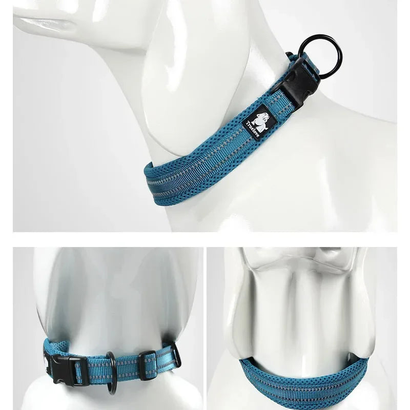 Adjustable Mesh Padded Pet Dog Collar