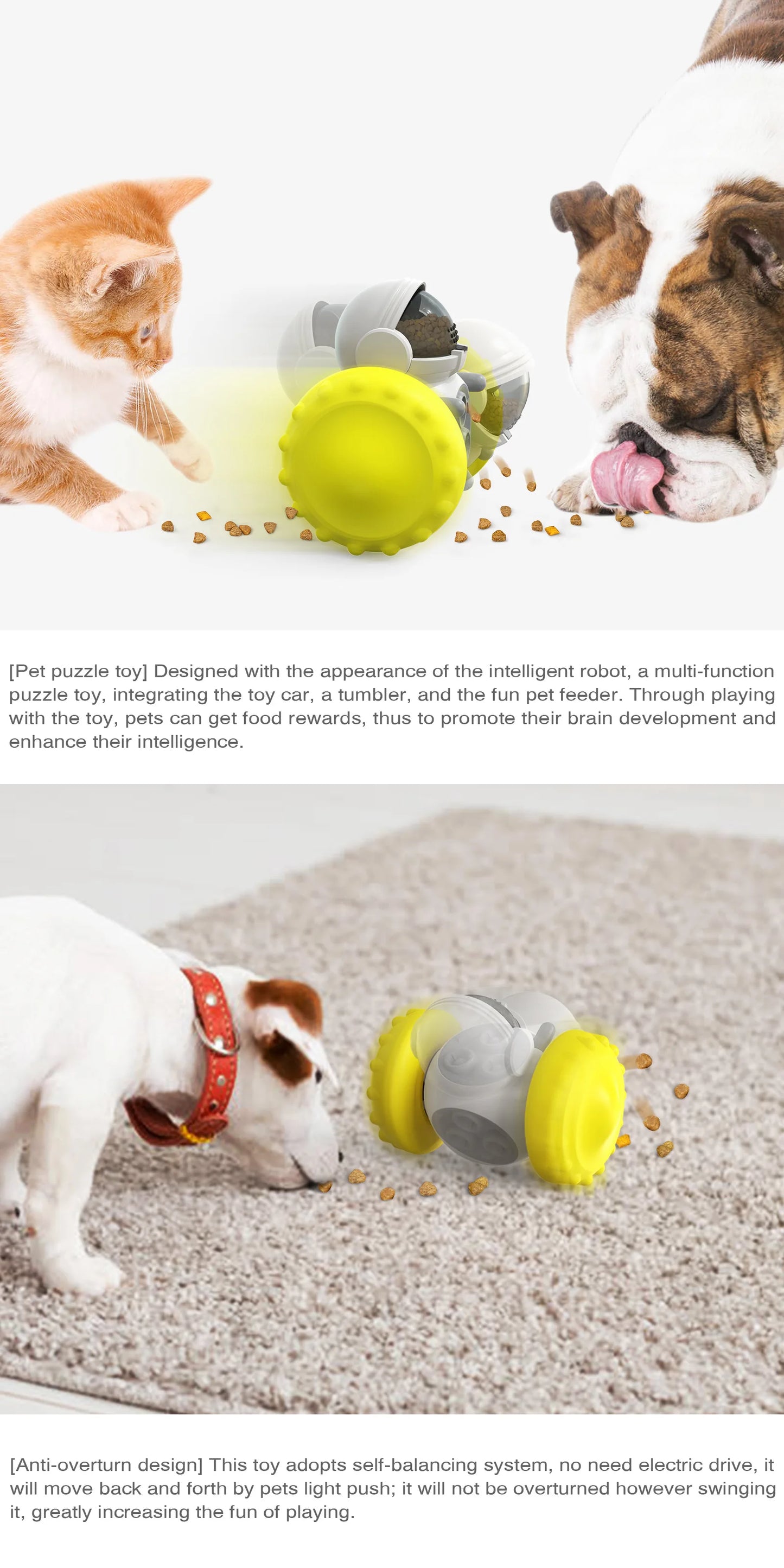 Pet Balance Car Slow Feeder Toy