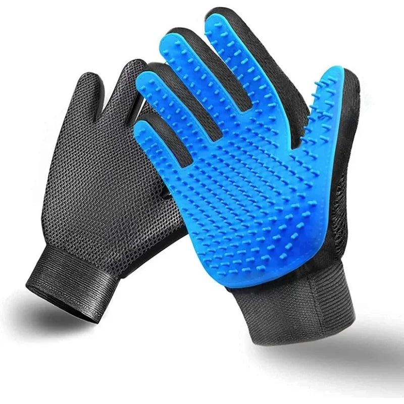 Pet Hair Removal Grooming Gloves