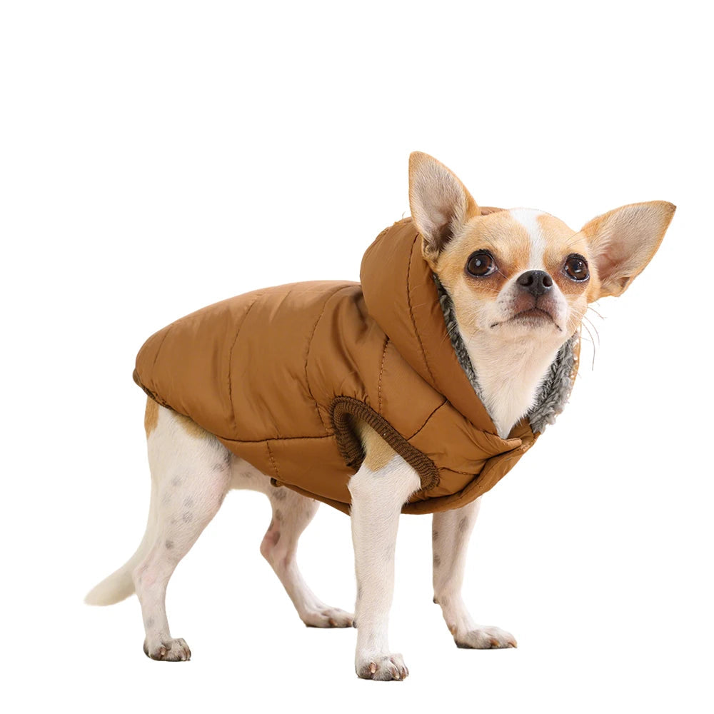 Warm Fleece Dog Coat Hoodie