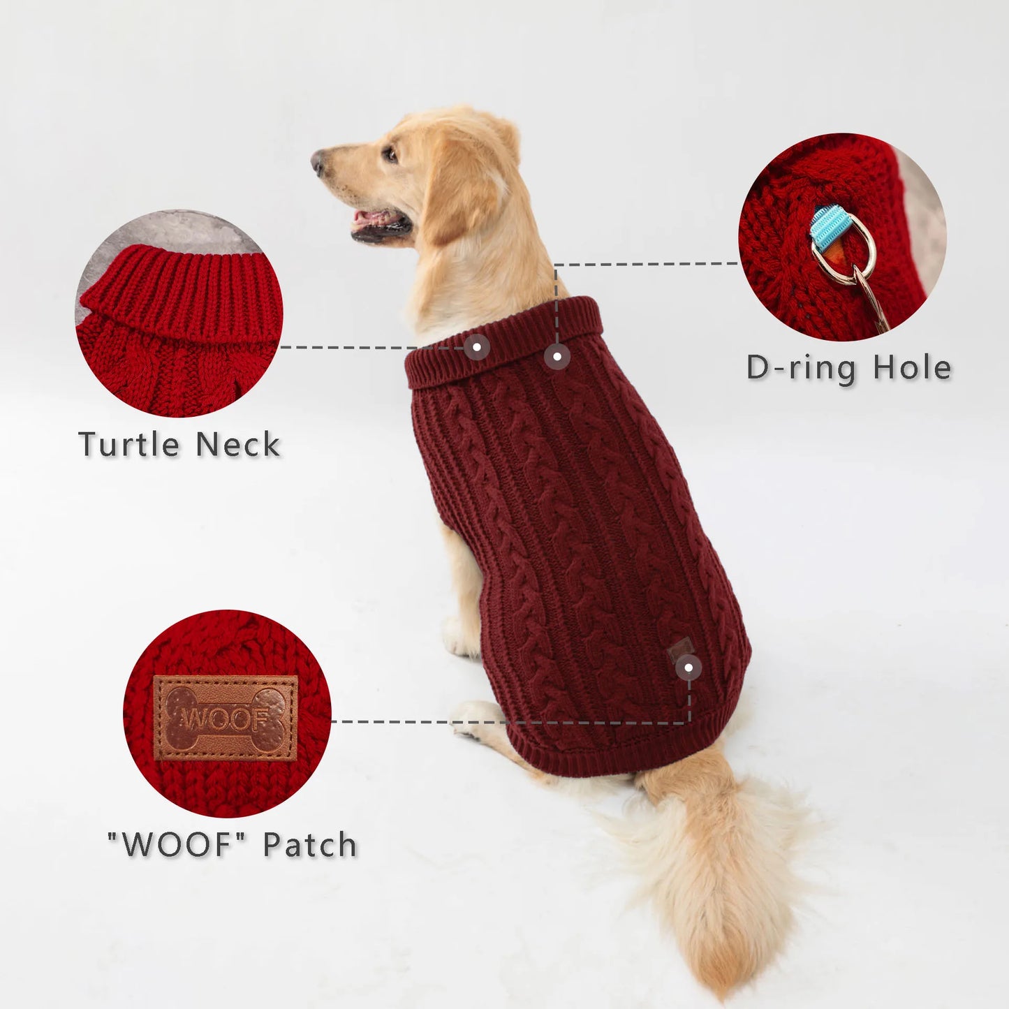 Cozy Knitted Pet Sweater