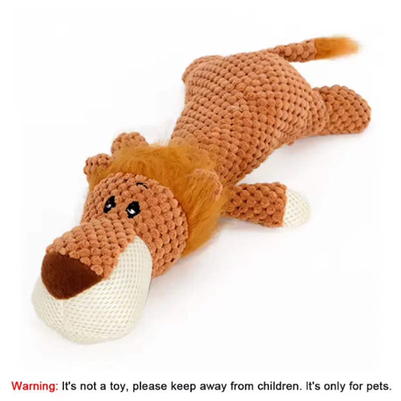 Large Bite-Resistant Sound Dog Toy