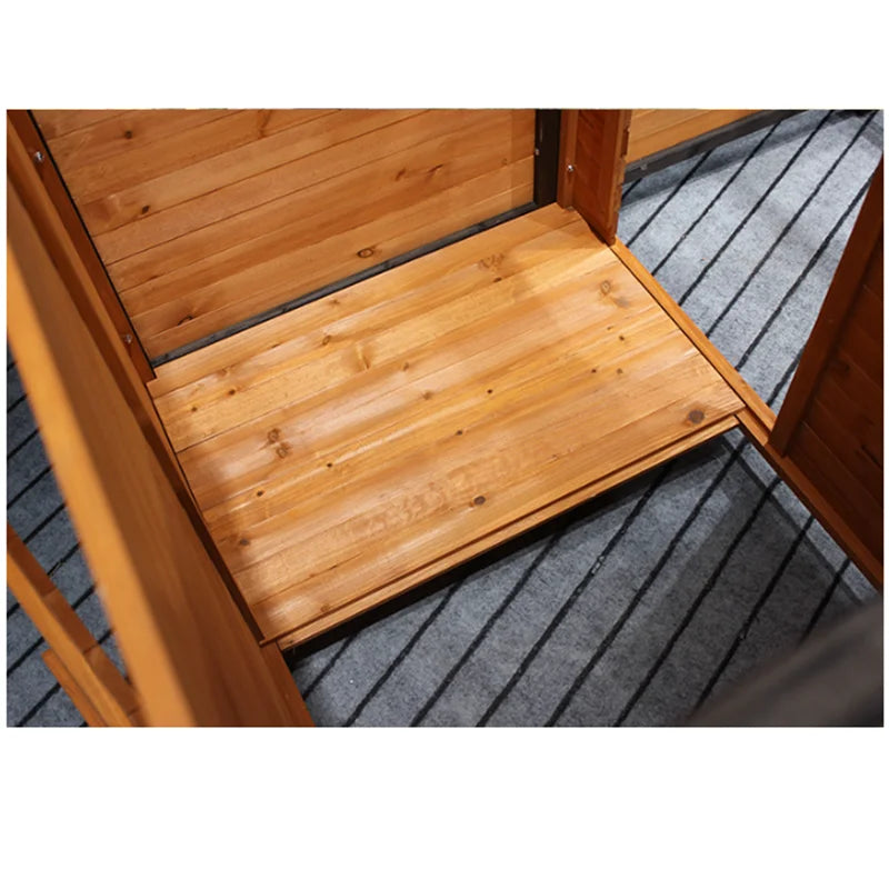 Outdoor Dog Kennel Minimalist Solid Wood Pet House