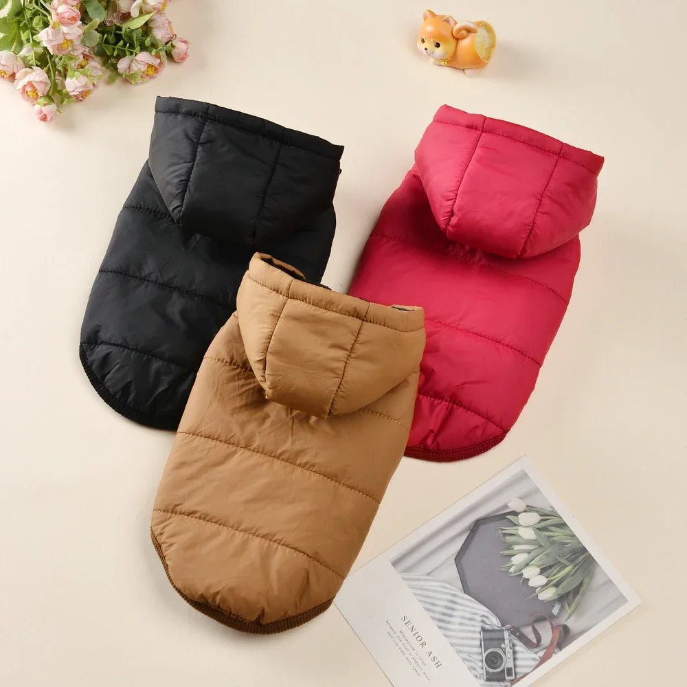 Warm Fleece Dog Coat Hoodie
