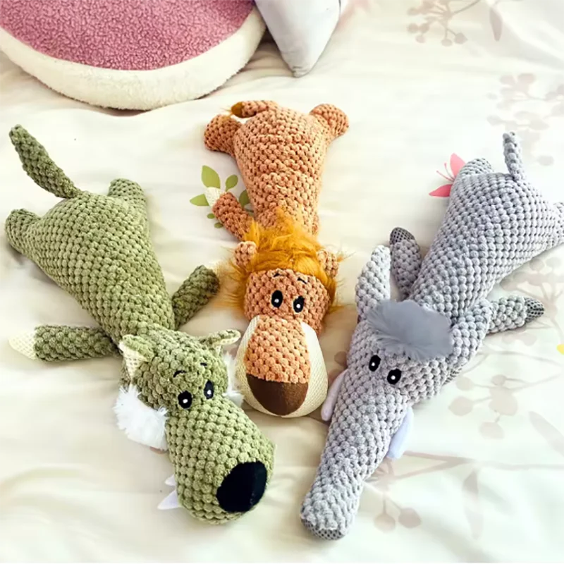 Large Bite-Resistant Sound Dog Toy