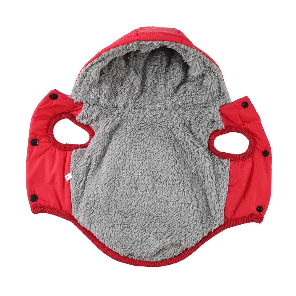 Warm Fleece Dog Coat Hoodie