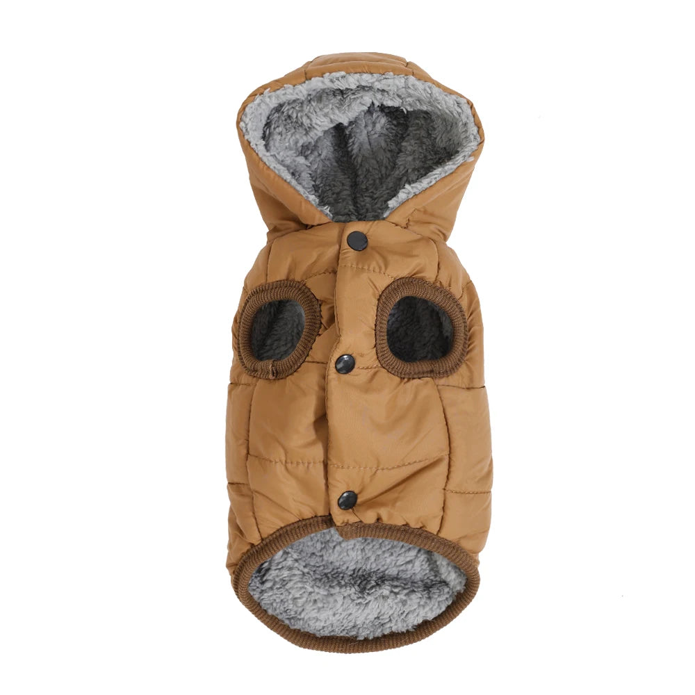 Warm Fleece Dog Coat Hoodie