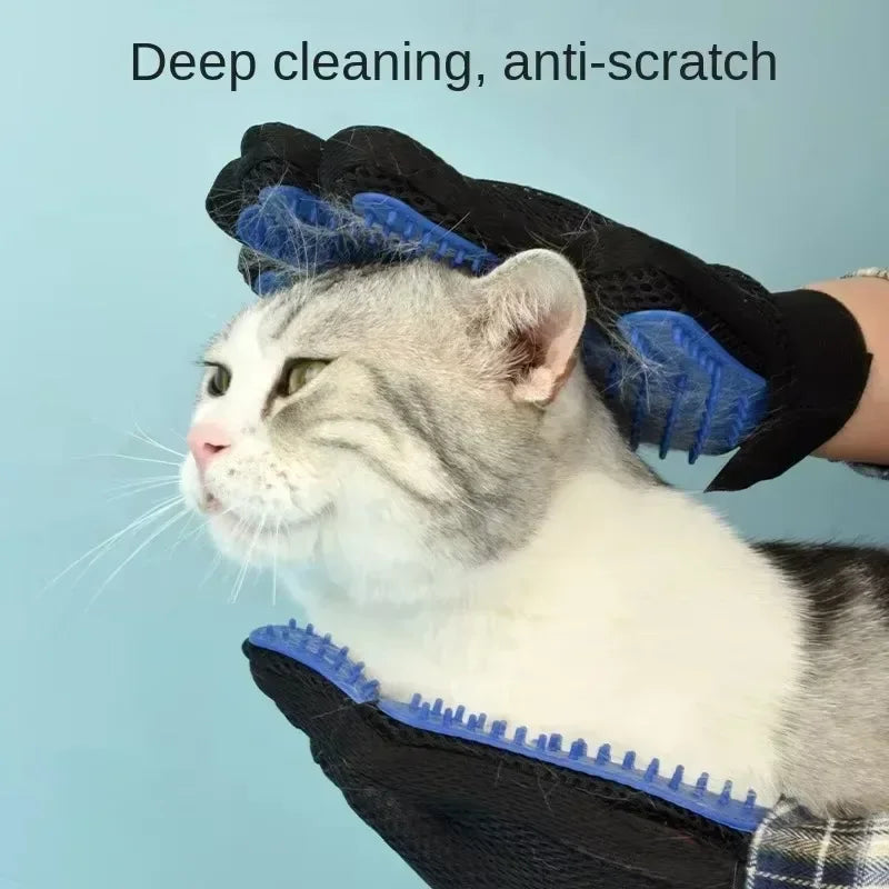 Pet Hair Removal Grooming Gloves