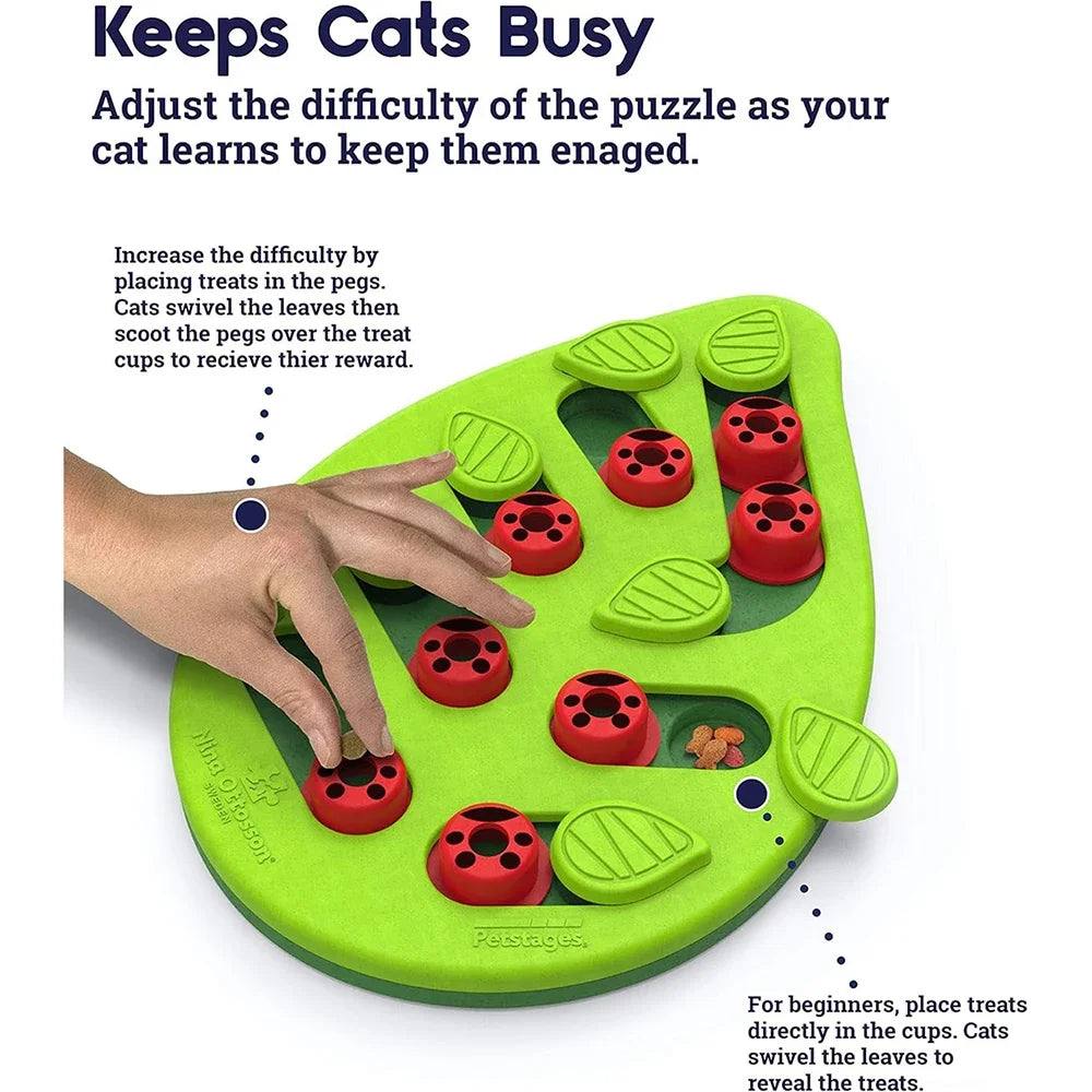 Interactive Cat Treat Puzzle Cat Toys