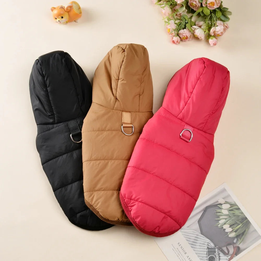 Warm Fleece Dog Coat Hoodie