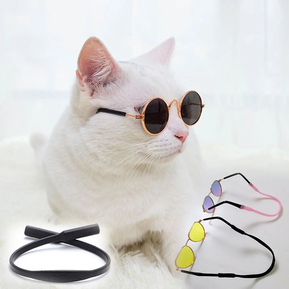 Round Metal Cat Classic Retro Sunglasses