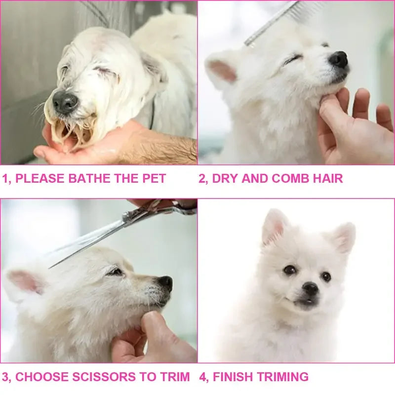 Ambidextrous Stainless Steel Dog Grooming Shears