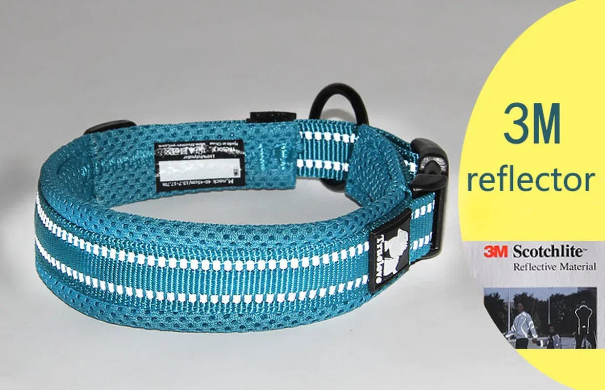 Adjustable Mesh Padded Pet Dog Collar