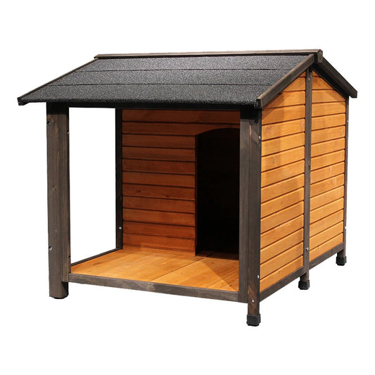 Outdoor Dog Kennel Minimalist Solid Wood Pet House