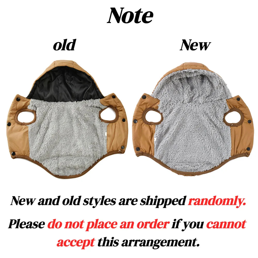 Warm Fleece Dog Coat Hoodie