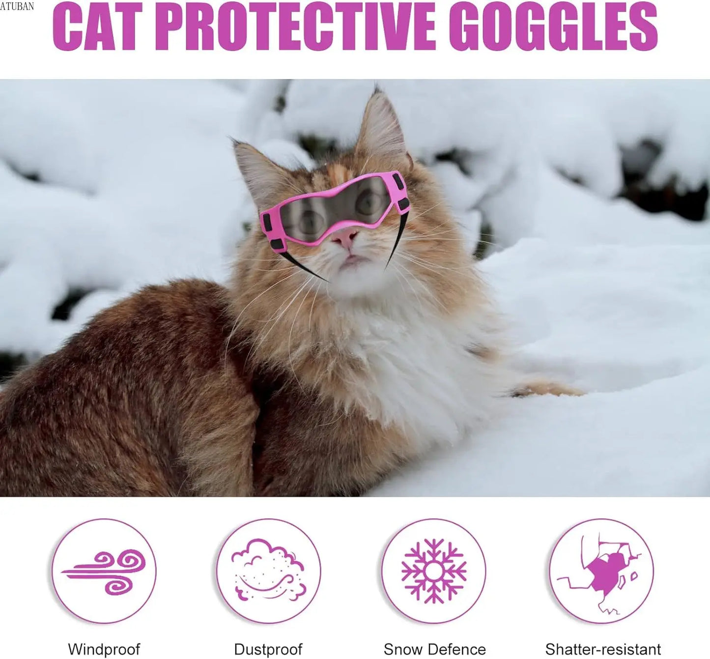 ATUBAN Cat Sunglasses