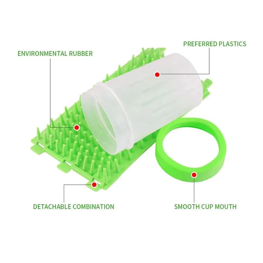 Pet Plastic Foot Wash Cup