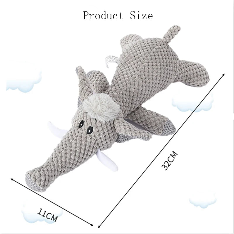 Large Bite-Resistant Sound Dog Toy