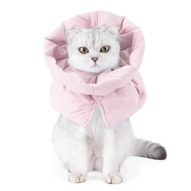 Cat Anti Lick Scarf Warm Elizabethan Collar