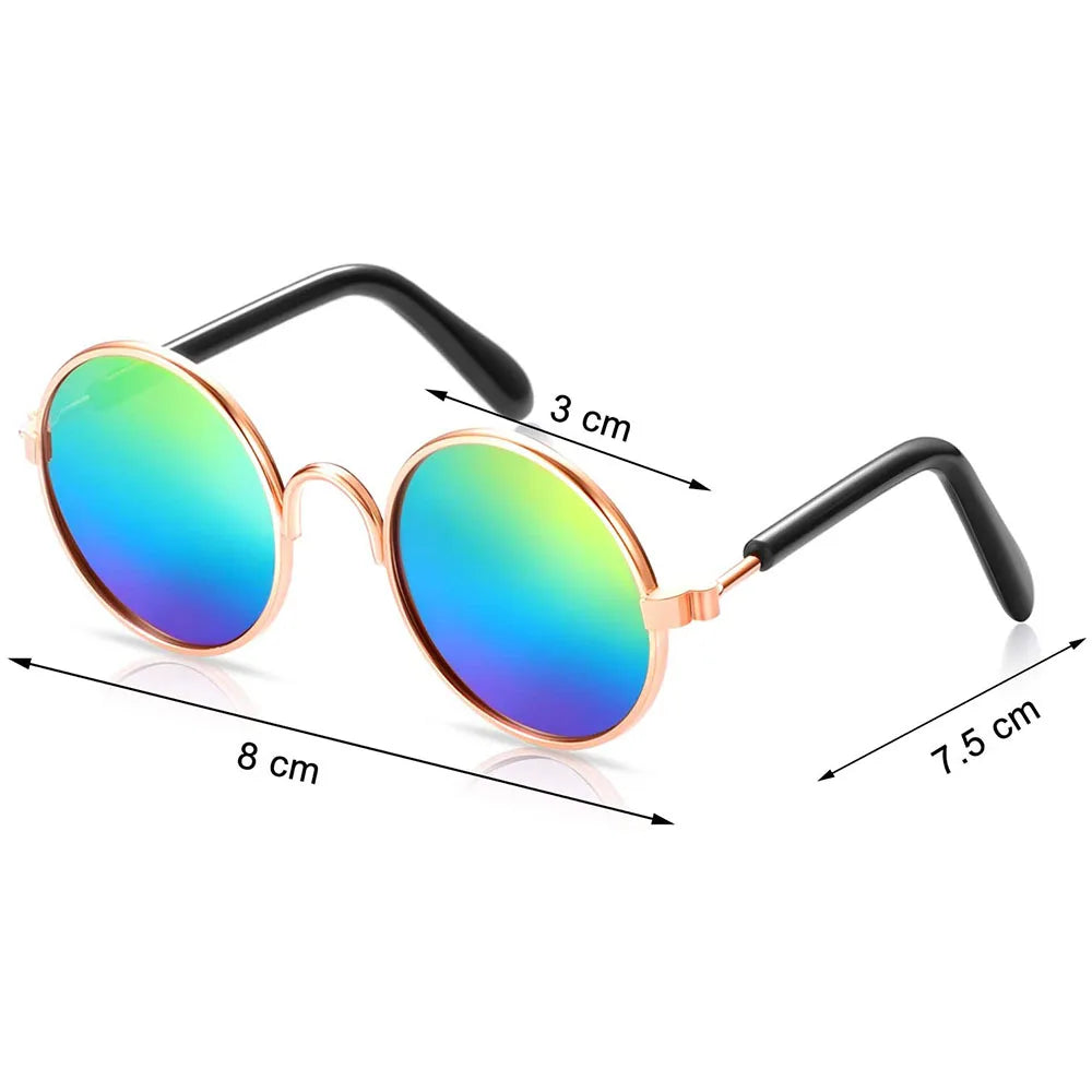 Round Metal Cat Classic Retro Sunglasses